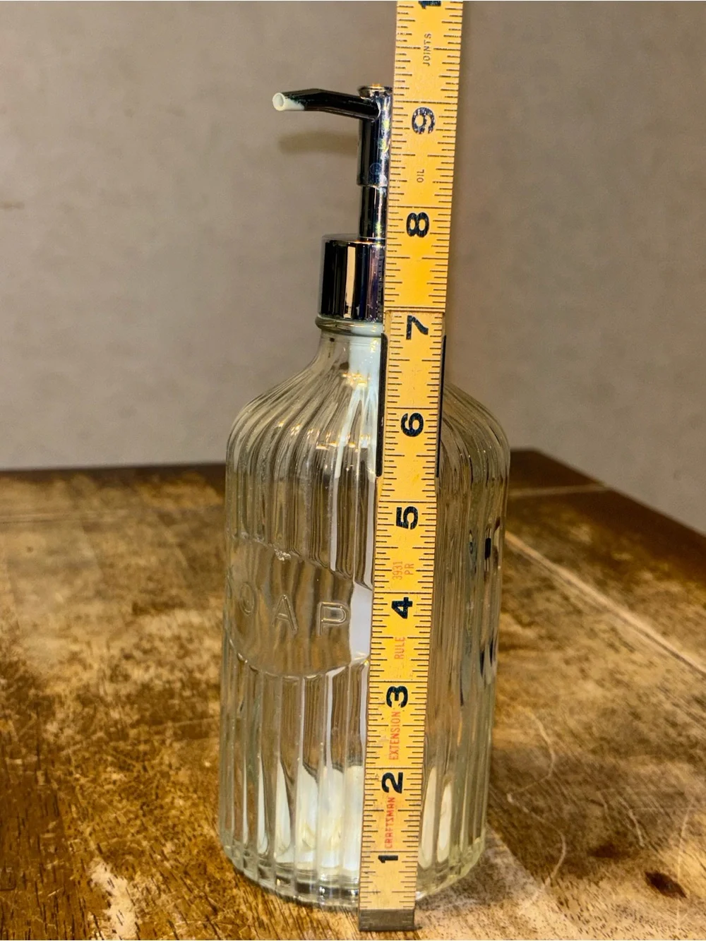 Beautiful, Glass, Soap Despenser